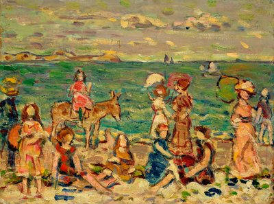 Strandszene, ca. 1912-13 von Maurice Brazil Prendergast